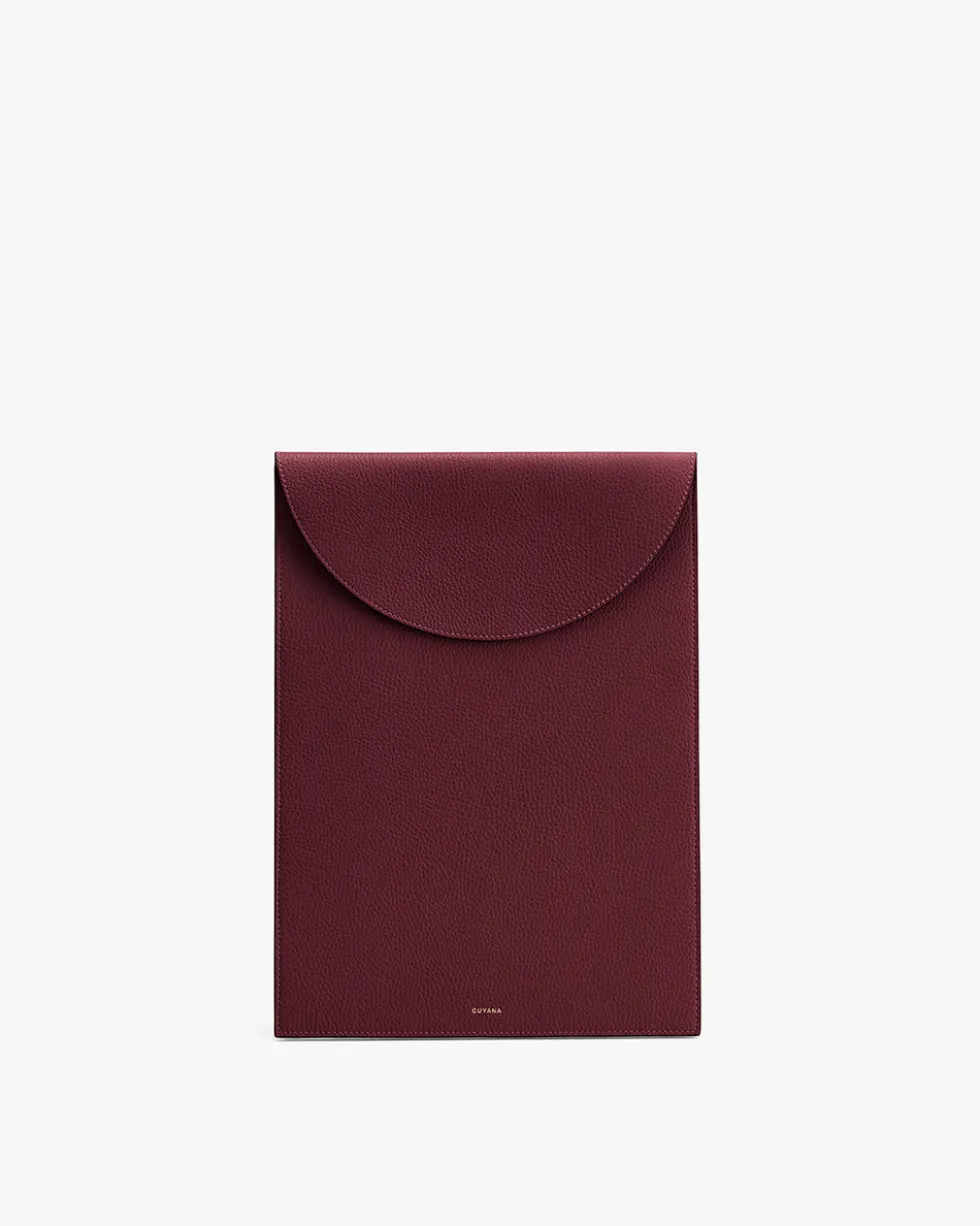 Convertible Leather Laptop Sleeve 13-14-inch