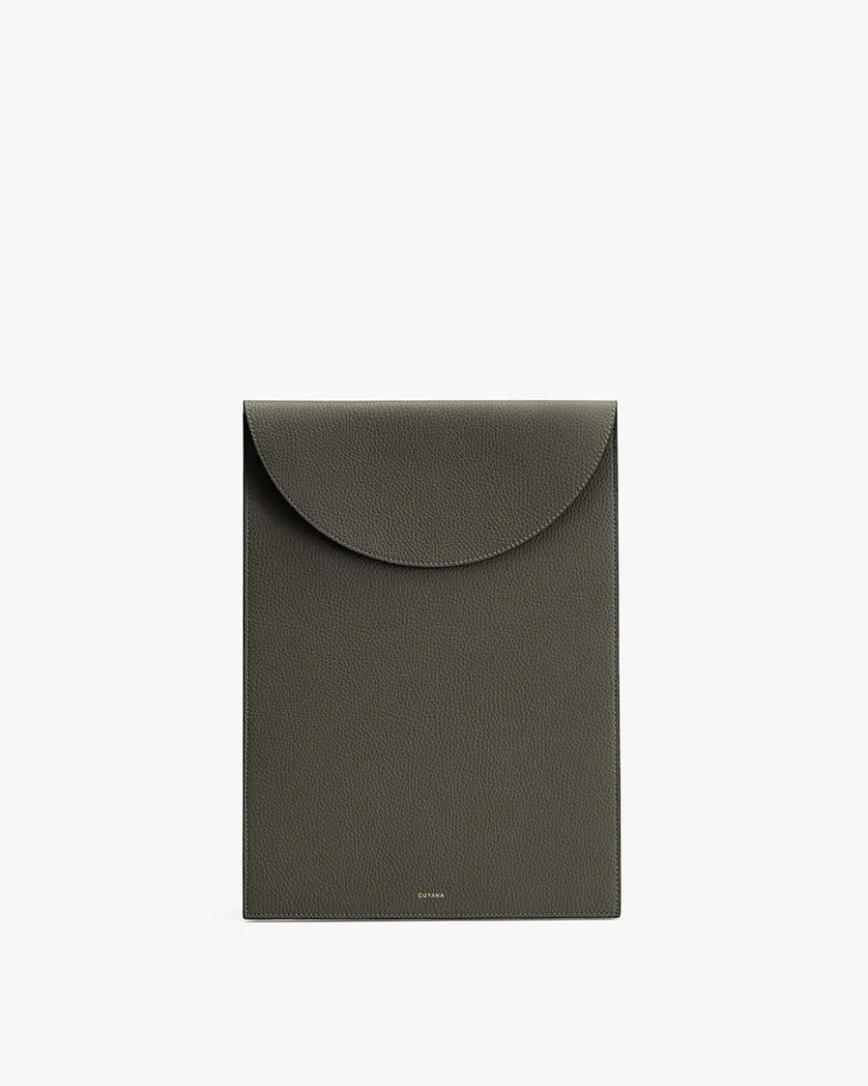 Convertible Leather Laptop Sleeve 13-14-inch