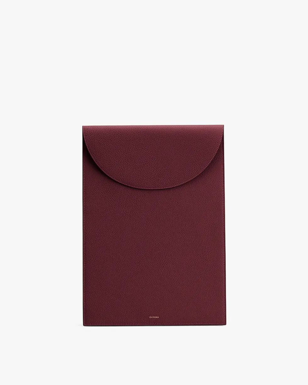 Convertible Leather Laptop Sleeve 15-16-inch