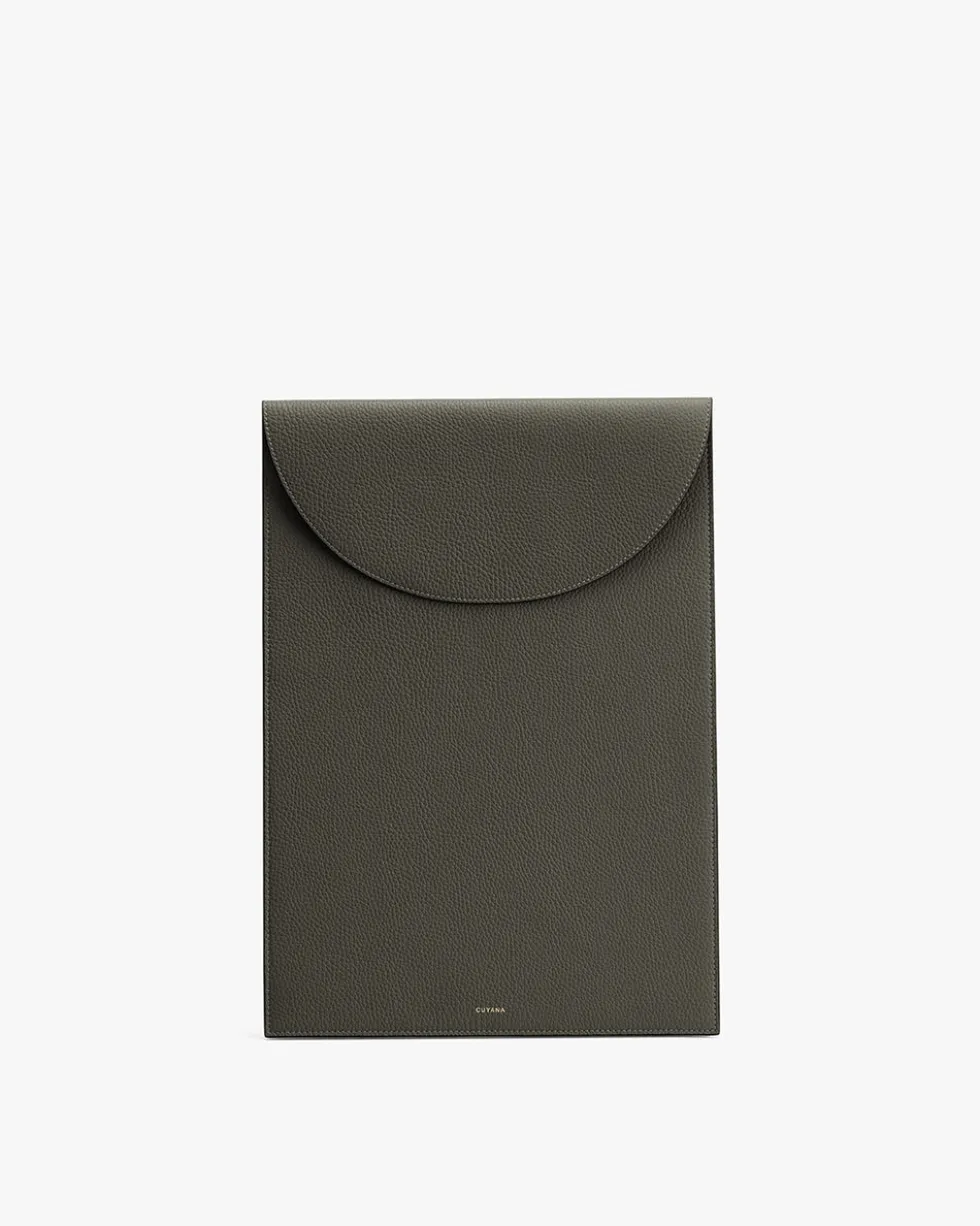 Convertible Leather Laptop Sleeve 15-16-inch