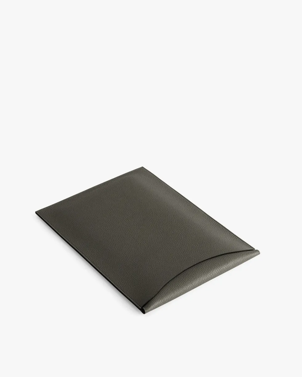 Convertible Leather Laptop Sleeve 15-16-inch