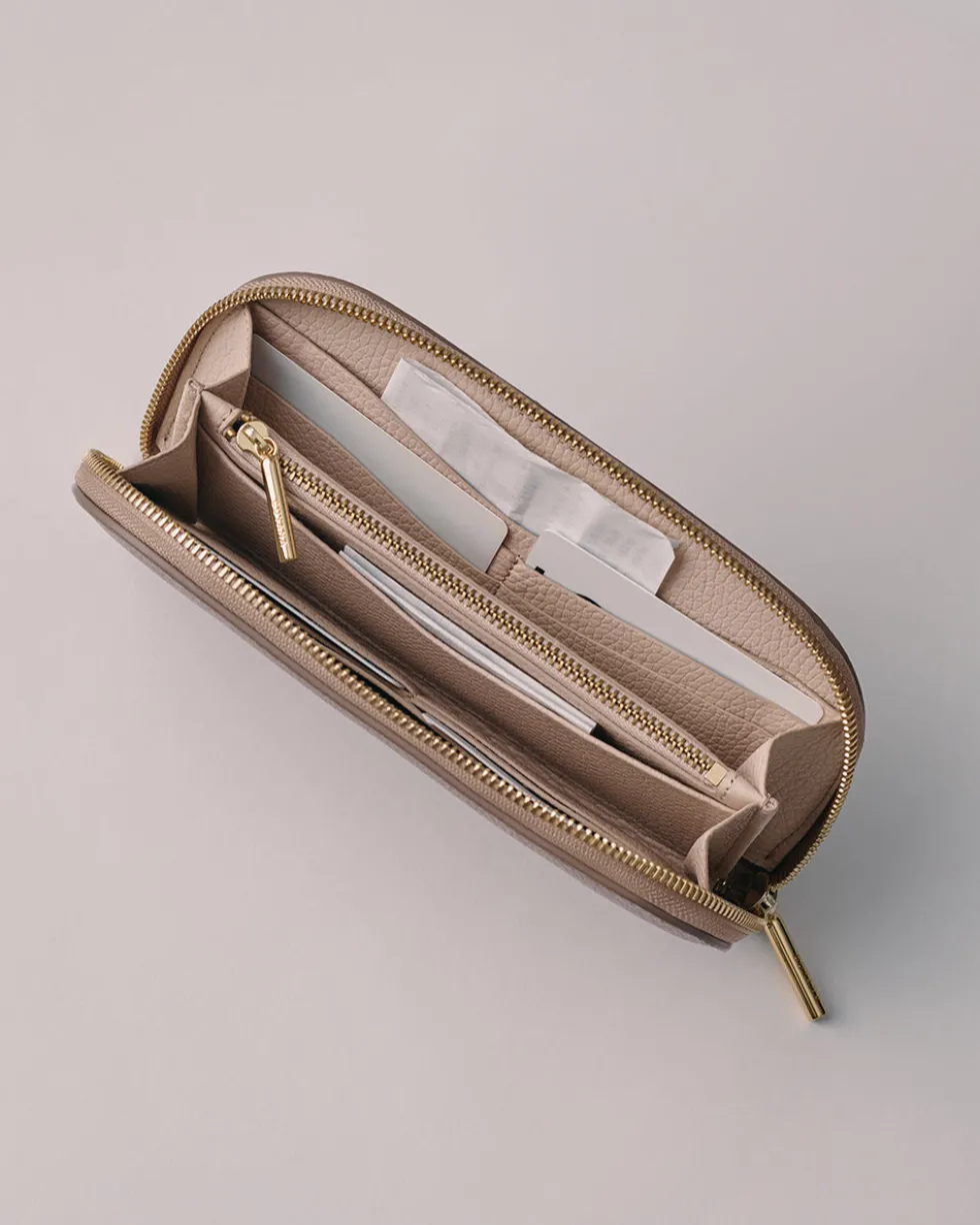 Curved Zip Wallet