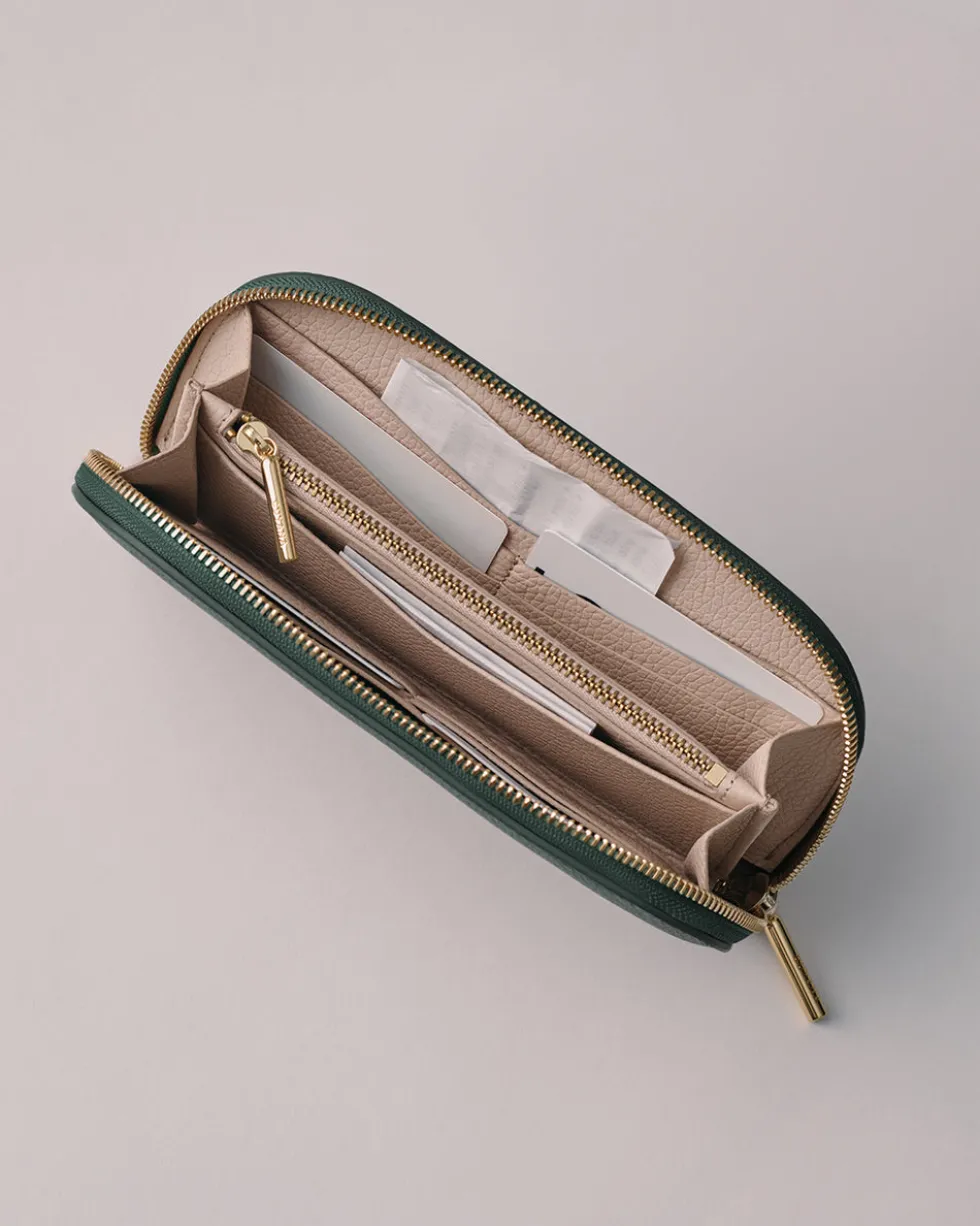 Curved Zip Wallet