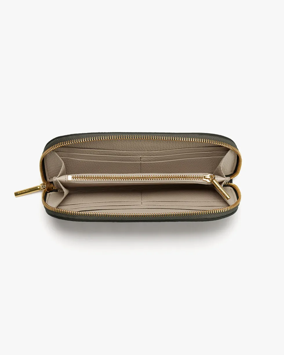 Curved Zip Wallet