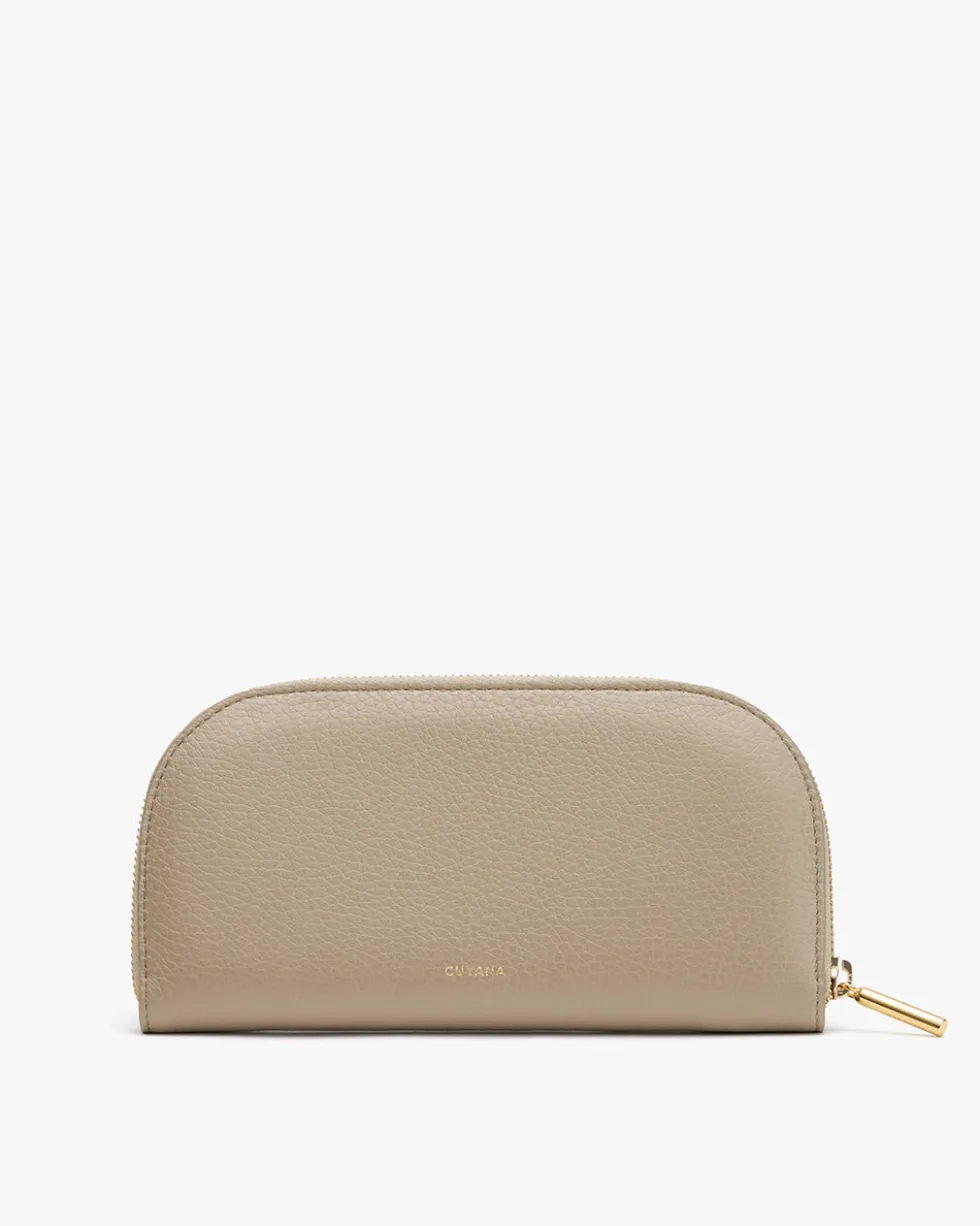 Curved Zip Wallet