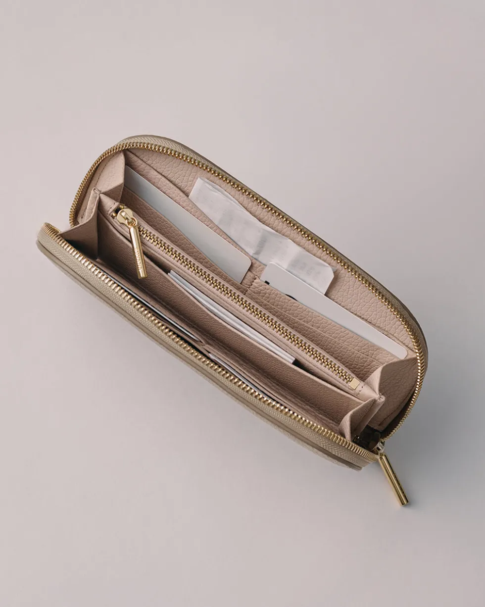 Curved Zip Wallet