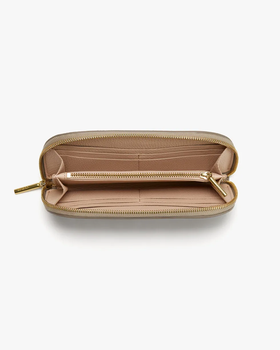 Curved Zip Wallet