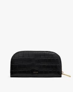 Curved Zip Wallet (Croco)