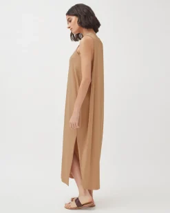 Drape-Back Dress