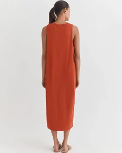 Drape-Back Dress