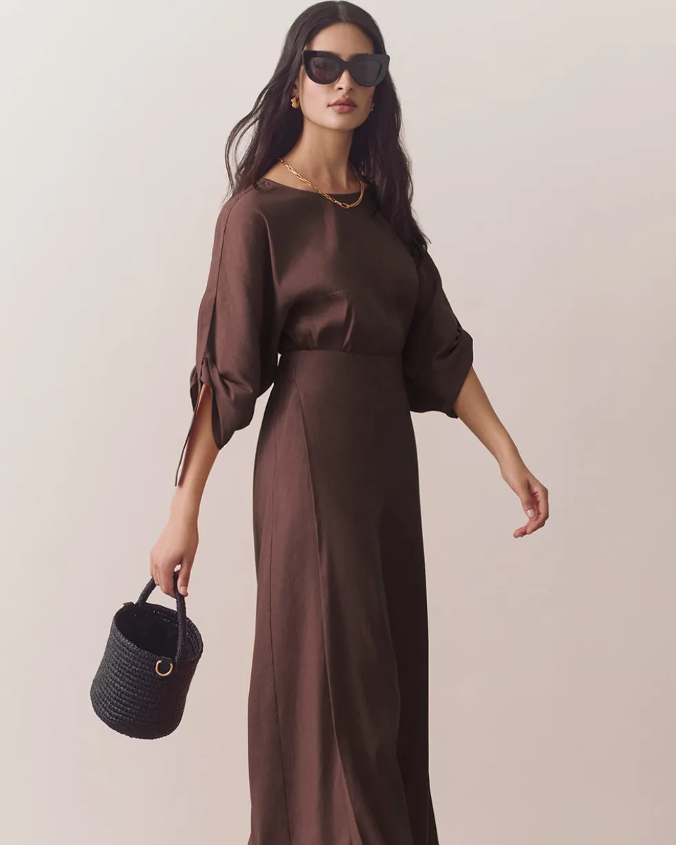 Linen Adjustable Sleeve Top