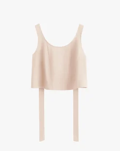 Linen Cropped Tank