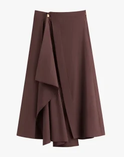 Linen Wrap Skirt