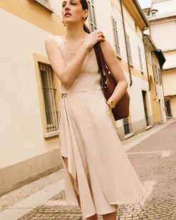 Linen Wrap Skirt