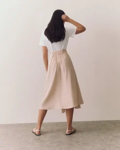 Linen Wrap Skirt