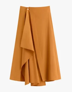 Linen Wrap Skirt