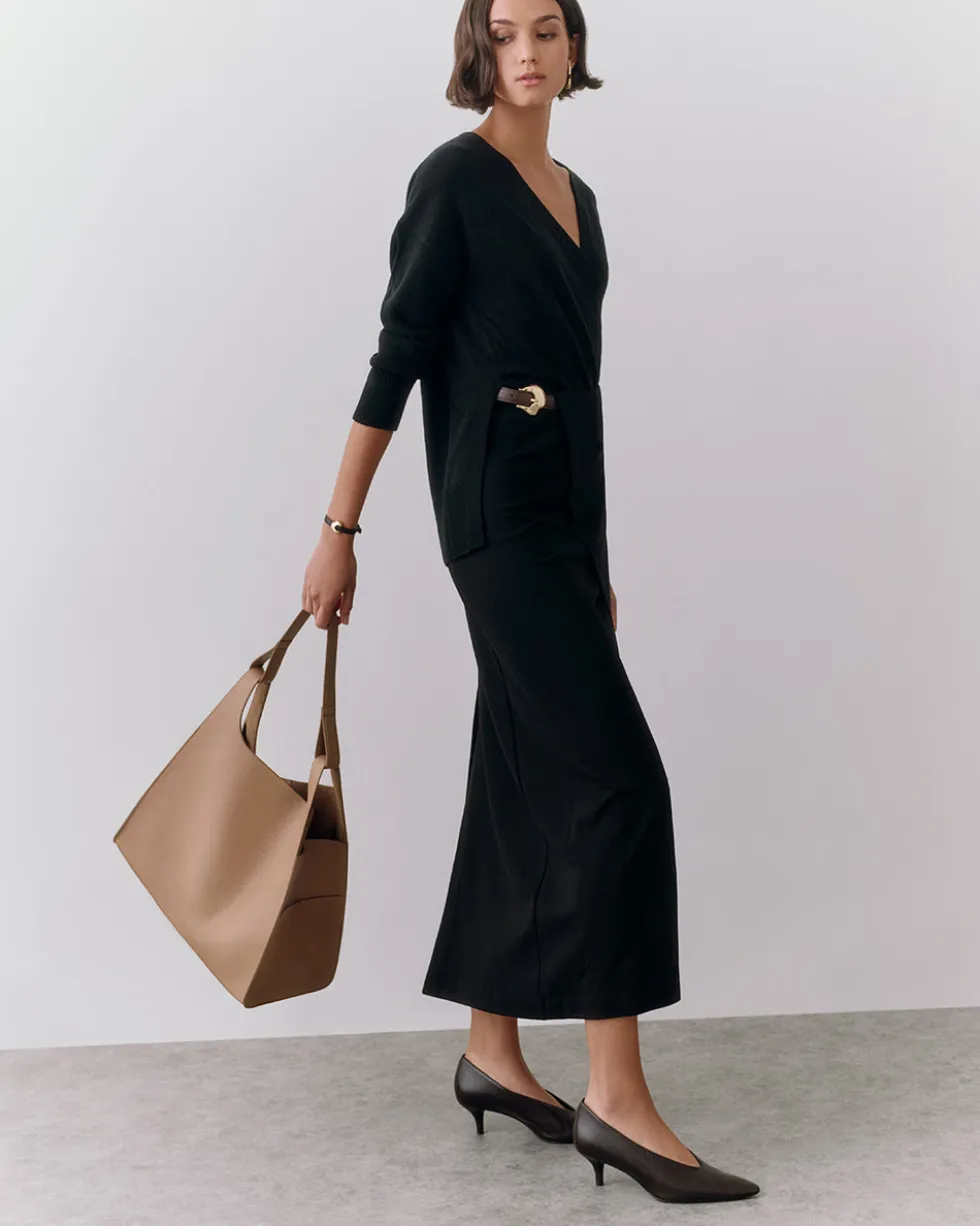 Oversized Double Loop Bag