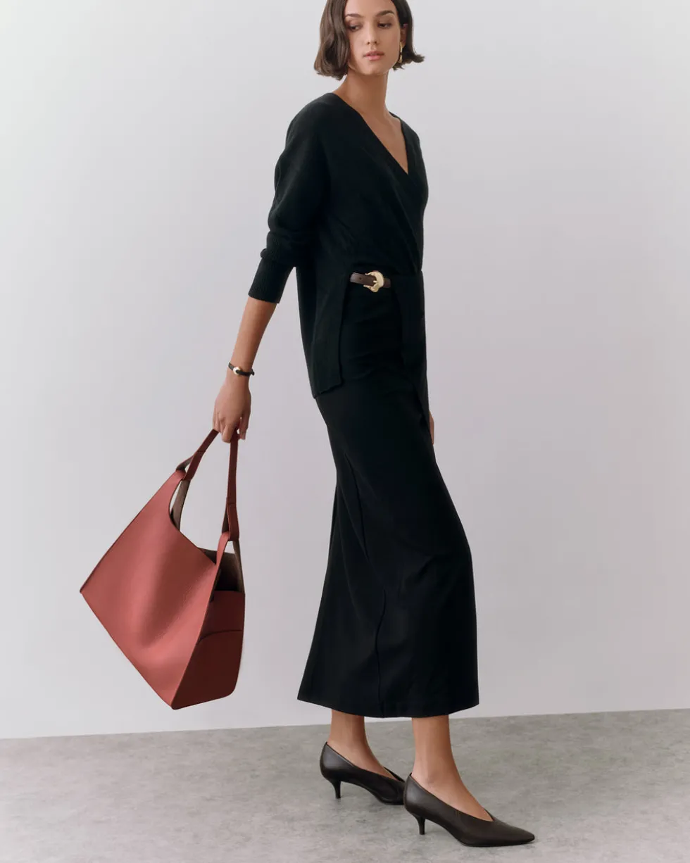 Oversized Double Loop Bag