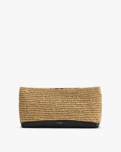 Raffia Clutch