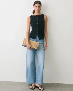 Raffia Clutch