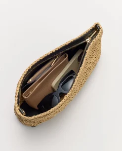 Raffia Clutch