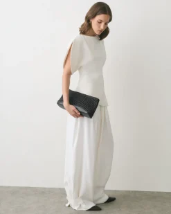 Raffia Clutch