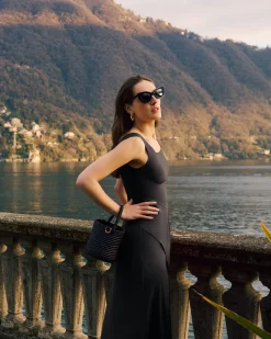 Silk Cut out Dress