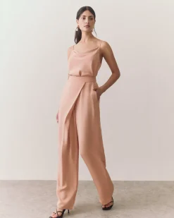 Silk Overlay Pant