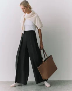 Silk Pleated Pant