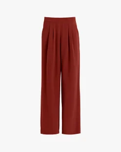 Silk Wide-Leg Pant