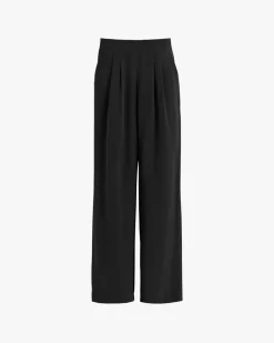 Silk Wide-Leg Pant
