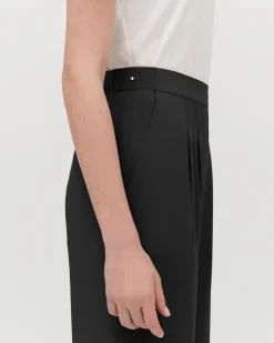 Silk Wide-Leg Pant