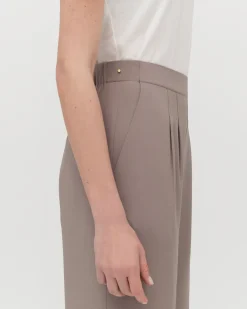 Silk Wide-Leg Pant