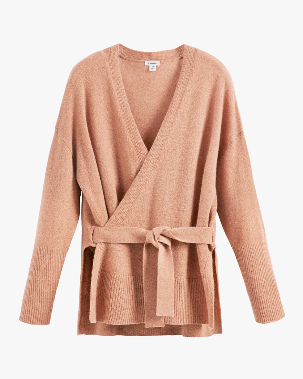 Single Origin Cashmere Wrap Sweater