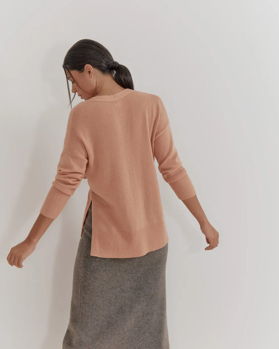 Single Origin Cashmere Wrap Sweater