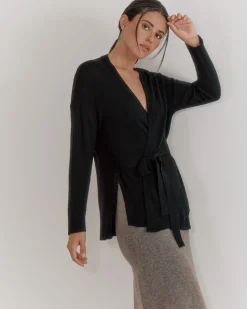 Single Origin Cashmere Wrap Sweater