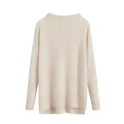 Single-Origin Cashmere Funnel Neck Sweater