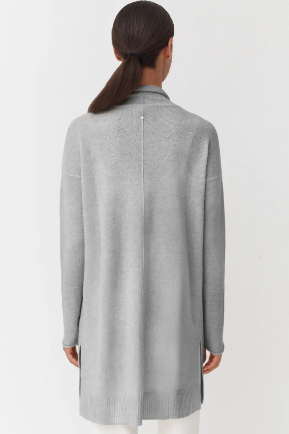 Single-Origin Cashmere Long Cardigan