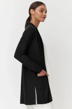 Single-Origin Cashmere Long Cardigan