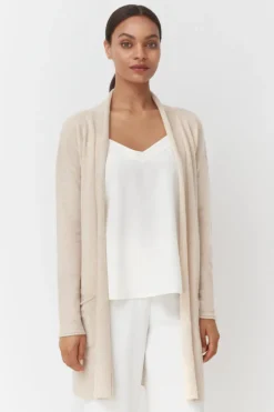 Single-Origin Cashmere Long Cardigan