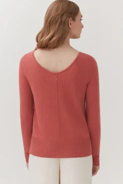 Single-Origin Cashmere Scoop Neck Sweater