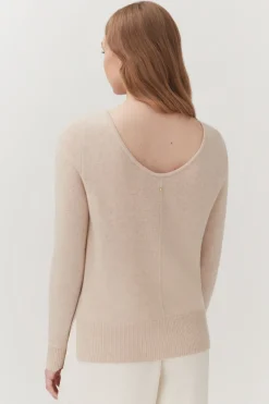 Single-Origin Cashmere Scoop Neck Sweater