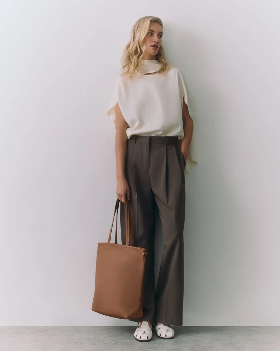 Tall Easy Zipper Tote