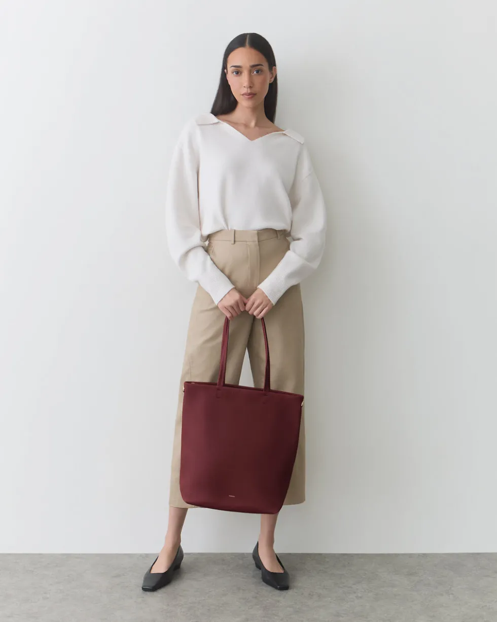 Tall Easy Zipper Tote