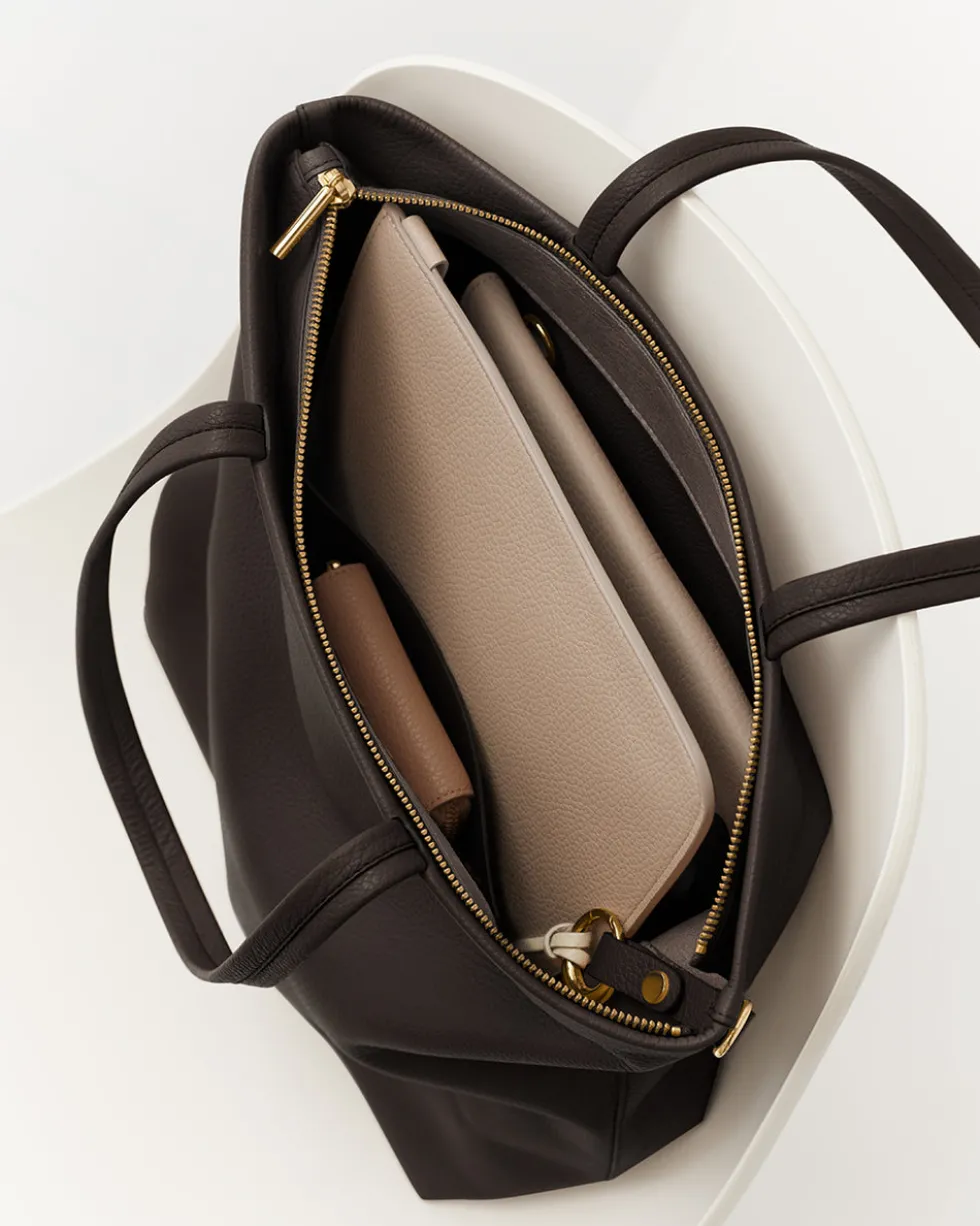 Tall Easy Zipper Tote