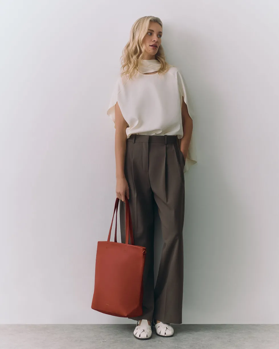 Tall Easy Zipper Tote