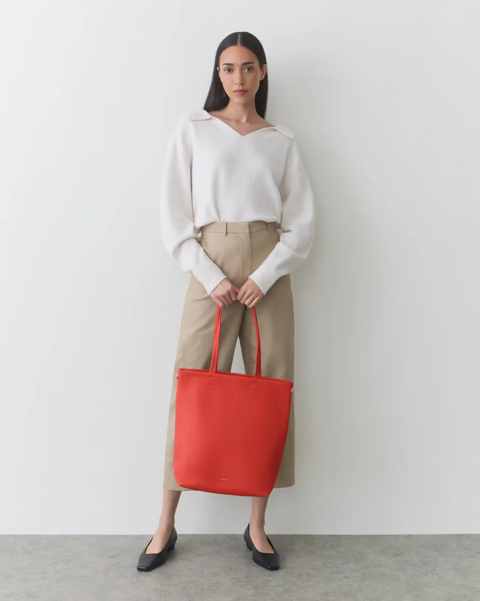 Tall Easy Zipper Tote