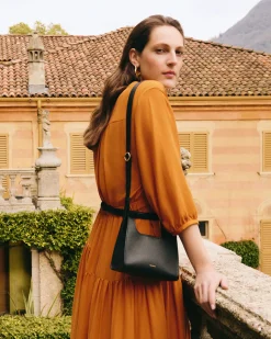 Tencel Gathered Panel Dress