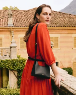 Tencel Gathered Panel Dress