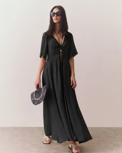 Tencel Tie Front Cover Up